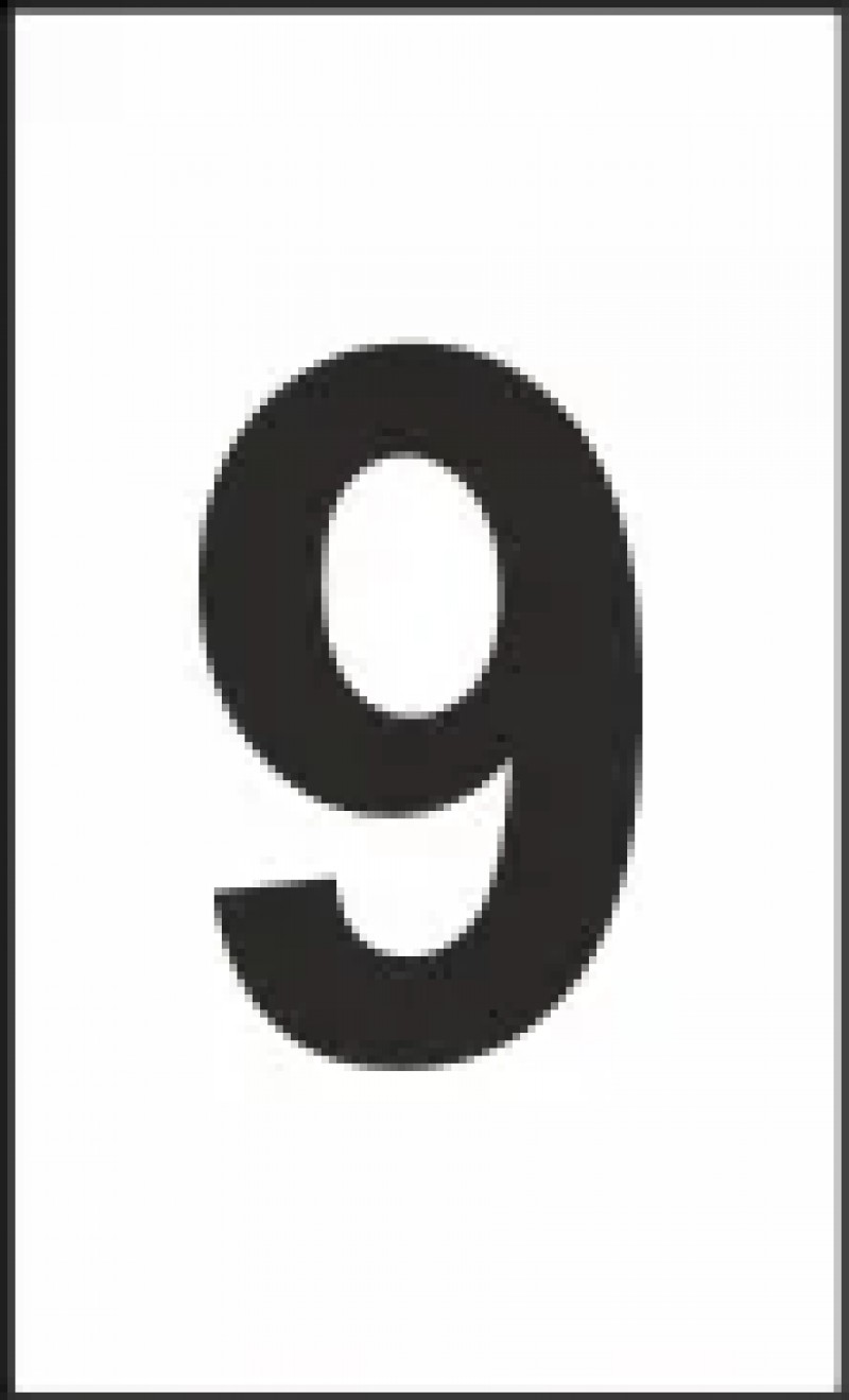 Z MARKER SIZE 7 NO 9 White
